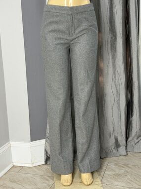 Banana Republic Women’s  Grey Straight Trouser Pants Sz6 High Rise Straight Leg